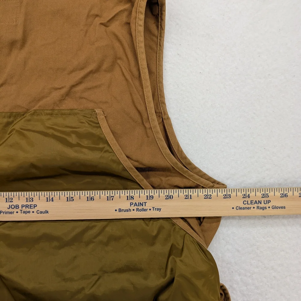 Game Winner Sportswear Vest Mens Large 42/44 Brown Multi Pocket Hunting Utility
